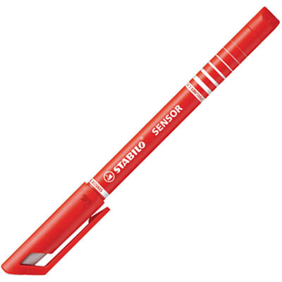 Image for STABILO SENSOR FINELINER PEN EXTRA FINE 0.3MM RED from Ross Office Supplies Office Products Depot