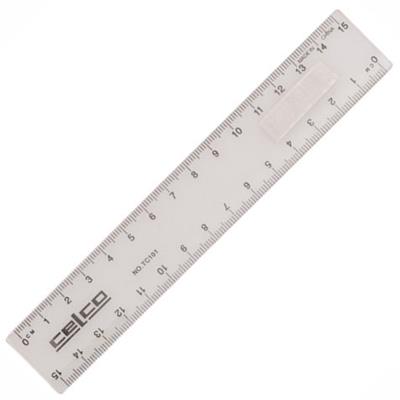 Image for CELCO RULER METRIC 150MM CLEAR PACK 25 from Ross Office Supplies Office Products Depot