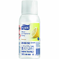 tork 236050 a1 air freshener spray citrus 75ml carton 12