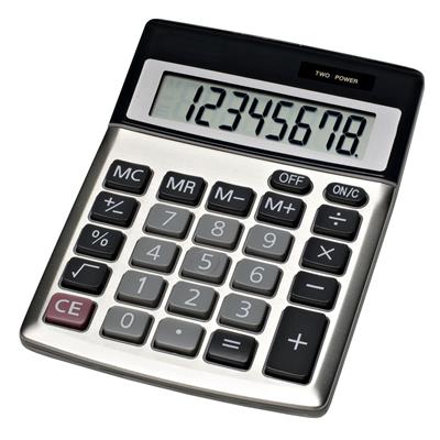 Image for JASTEK COMPACT CALCULATOR 8 DIGIT METAL from Total Supplies Pty Ltd