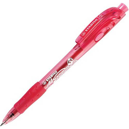 Image for STABILO 318 MARATHON RETRACTABLE BALLPOINT PEN MEDIUM RED BOX 10 from Ross Office Supplies Office Products Depot