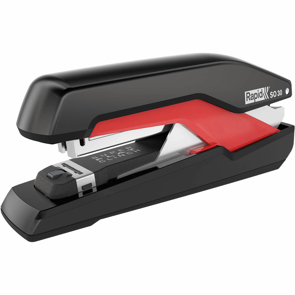 Image for RAPID SO30 OMNIPRESS STAPLER FULL STRIP 30 SHEET BLACK/RED from Tristate Office Products Depot