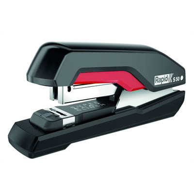 Image for RAPID S50 SUPREME HIGH CAPACITY STAPLER BLACK/RED from Ross Office Supplies Office Products Depot