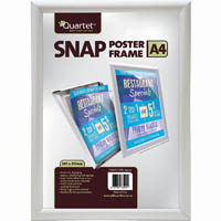 quartet instant snap poster frame a4 silver