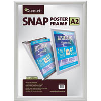 quartet instant snap poster frame a2 silver