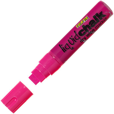 Image for TEXTA LIQUID CHALK MARKER JUMBO DRY WIPE CHISEL 15.0MM PINK from MOE Office Products Depot Mackay & Whitsundays