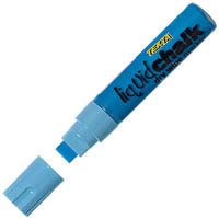 texta liquid chalk marker jumbo dry wipe chisel 15.0mm blue