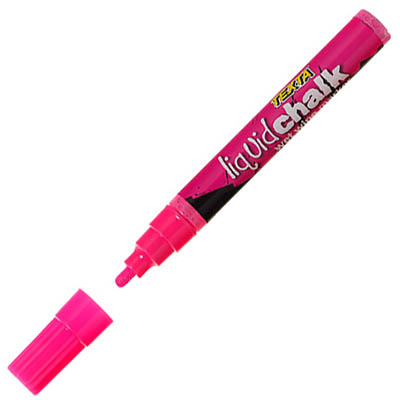 Image for TEXTA LIQUID CHALK MARKER WET WIPE BULLET 4.5MM PINK from Total Supplies Pty Ltd