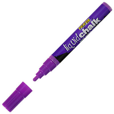 Image for TEXTA LIQUID CHALK MARKER WET WIPE BULLET 4.5MM PURPLE from Total Supplies Pty Ltd