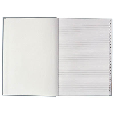 Image for COLLINS NOTEBOOK WHERE IS IT SHORT A-Z INDEX 120 PAGE A4 GREEN from MOE Office Products Depot Mackay & Whitsundays