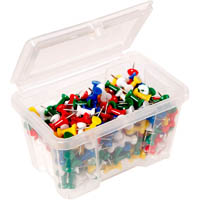 esselte push pins assorted pack 200