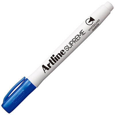 Image for ARTLINE SUPREME ANTIMICROBIAL WHITEBOARD MARKER BULLET 1.5MM BLUE from MOE Office Products Depot Mackay & Whitsundays