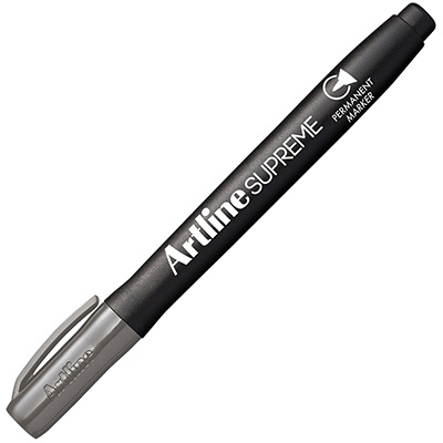 Image for ARTLINE SUPREME ANTIMICROBIAL PERMANENT MARKER BULLET 1.0MM GREY from MOE Office Products Depot Mackay & Whitsundays