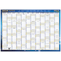 collins writeraze 10800 qc executive year planner laminated roll up 700 x 1000mm