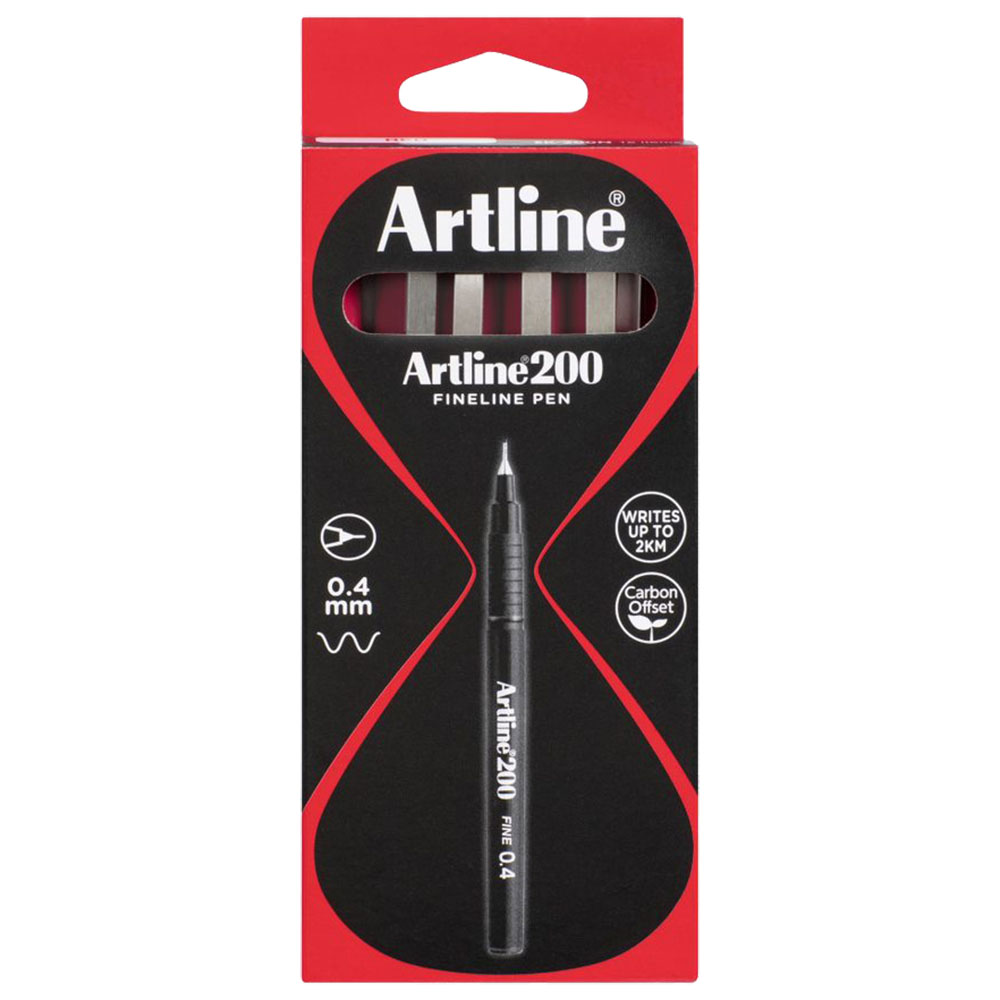 Image for ARTLINE 200 FINELINER PEN 0.4MM MAGENTA BOX 12 from MOE Office Products Depot Mackay & Whitsundays