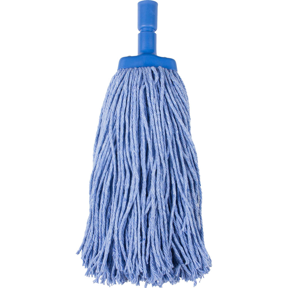 Image for CLEANLINK MOP HEAD 400G BLUE from Barkers Rubber Stamps & Office Products Depot