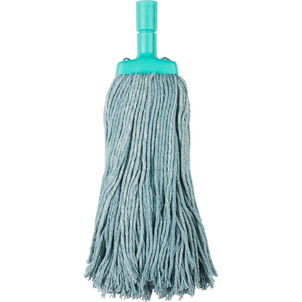 Image for CLEANLINK MOP HEAD 400G GREEN from Barkers Rubber Stamps & Office Products Depot