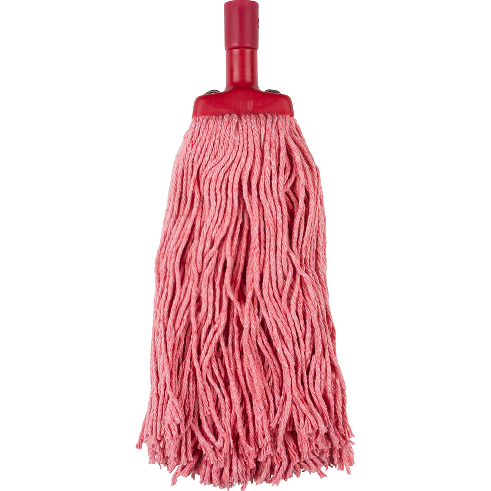 Image for CLEANLINK MOP HEAD 400G RED from Total Supplies Pty Ltd