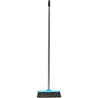 cleanlink indoor broom with aluminium handle 305 x 1200mm blue