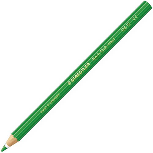 Image for STAEDTLER 126 NORIS CLUB MAXI LEARNER COLOURED PENCILS GREEN PACK 12 from Total Supplies Pty Ltd