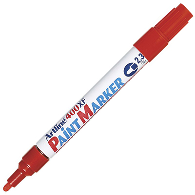 Image for ARTLINE 400 PAINT MARKER BULLET 2.3MM RED from MOE Office Products Depot Mackay & Whitsundays