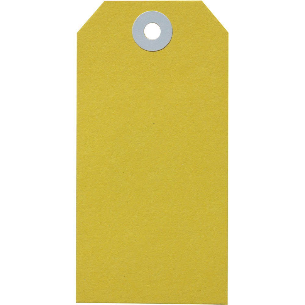 Image for AVERY 14140 SHIPPING TAG SIZE 4 108 X 54MM YELLOW BOX 1000 from Ross Office Supplies Office Products Depot
