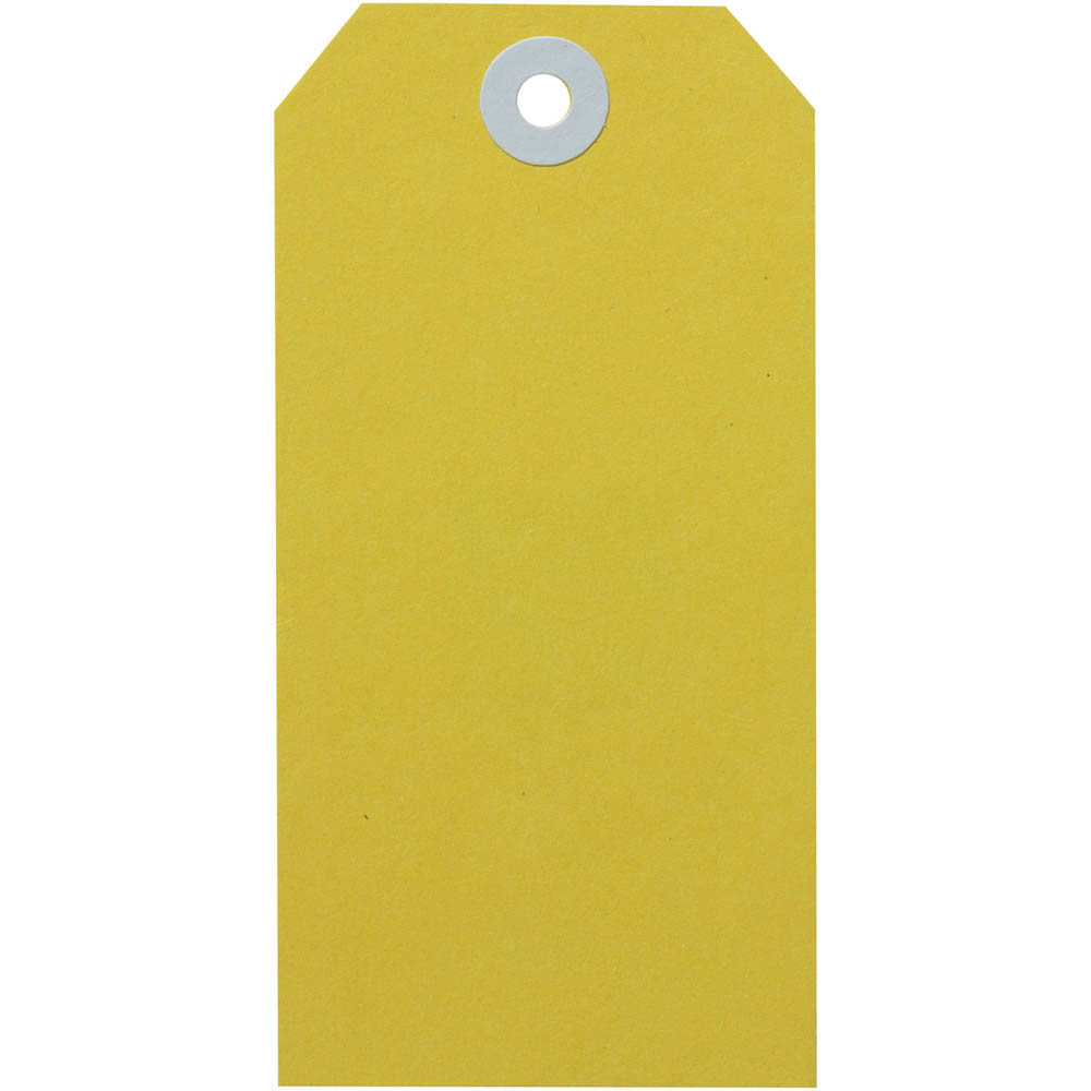 Image for AVERY 15140 SHIPPING TAG SIZE 5 120 X 60MM YELLOW BOX 1000 from Barkers Rubber Stamps & Office Products Depot