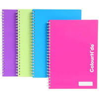 colourhide my small hardcover notebook 160 page a5 assorted