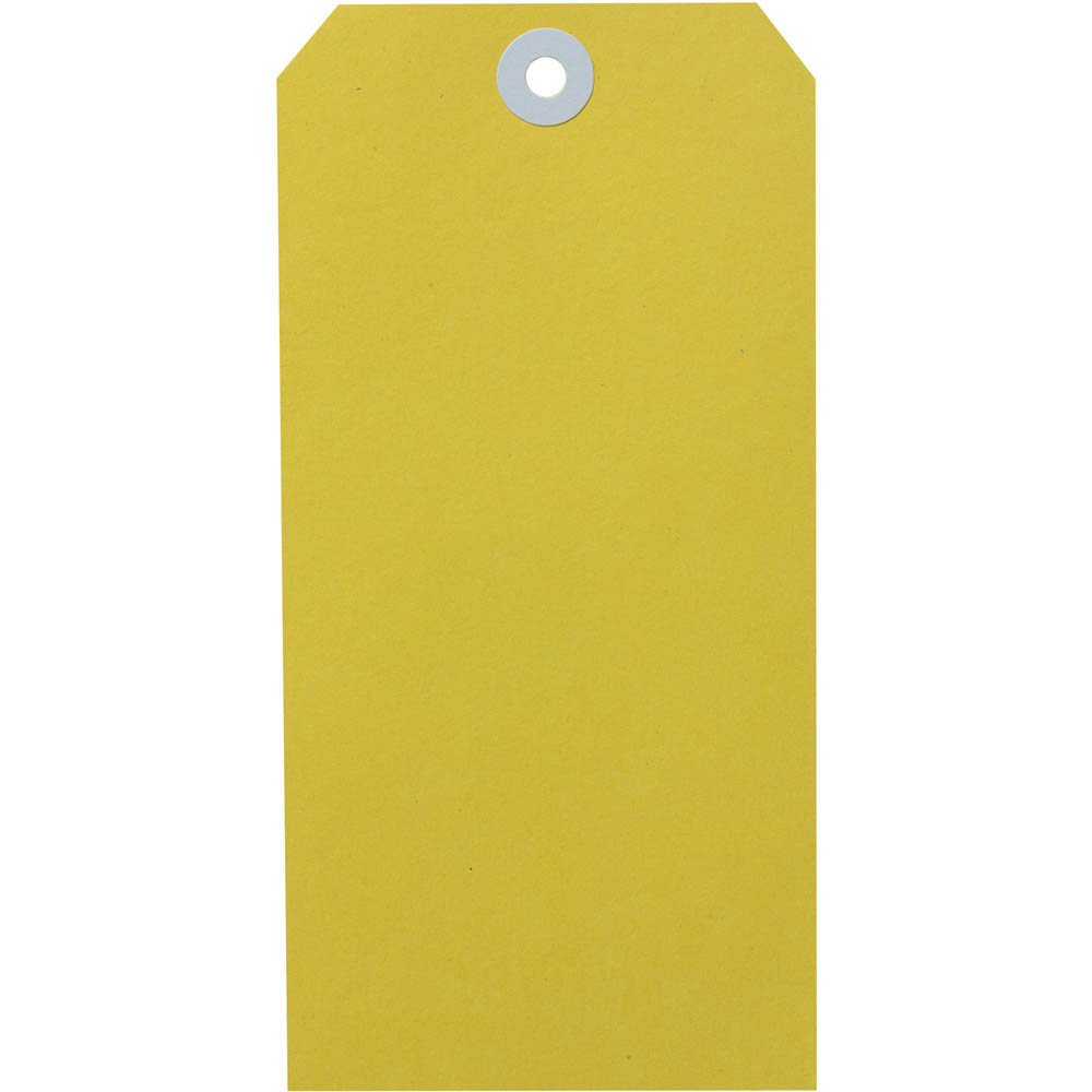 Image for AVERY 18140 SHIPPING TAG SIZE 8 160 X 80MM YELLOW BOX 1000 from Barkers Rubber Stamps & Office Products Depot