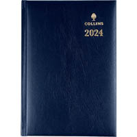 collins sterling 184.p59 diary day to page a5 navy blue