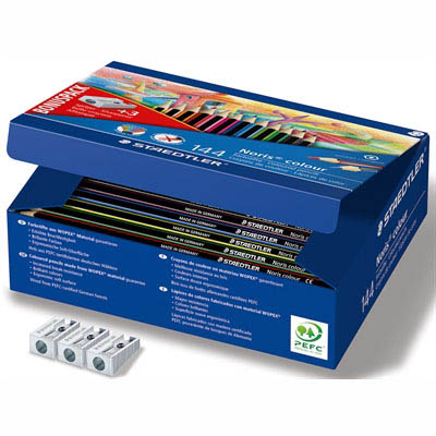 Image for STAEDTLER 185 NORIS COLOUR PENCILS ASSORTED CLASSPACK 144 from Office Products Depot