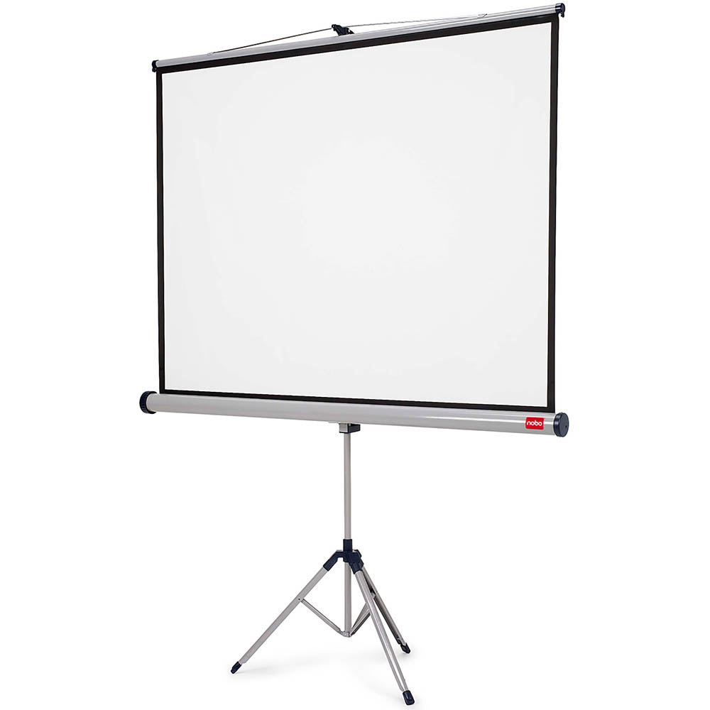 Image for NOBO PROJECTION SCREEN 16:10 TRIPOD 92 INCH 2000 X 1310MM WHITE from MOE Office Products Depot Mackay & Whitsundays