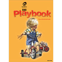 olympic playbook 10mm ruled and plain 64 page 335 x 240mm