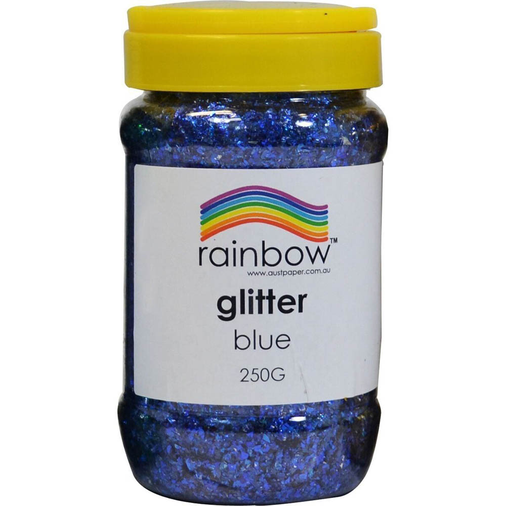 Image for RAINBOW GLITTER 250G JAR BLUE from Margaret River Office Products Depot