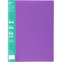 colourhide my big display book non-refillable 40 pocket a4 purple