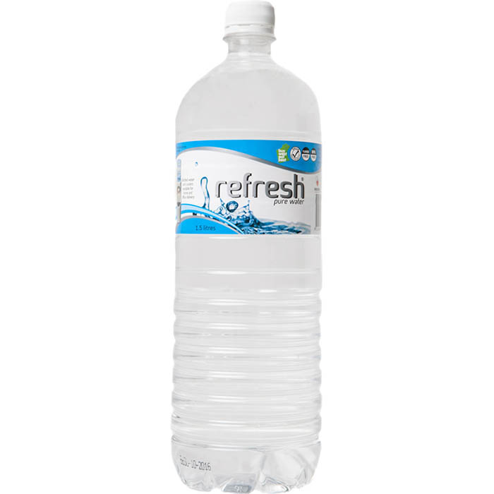 Image for REFRESH PURE DRINKING WATER 1.5 LITRE CARTON 12 from Ross Office Supplies Office Products Depot