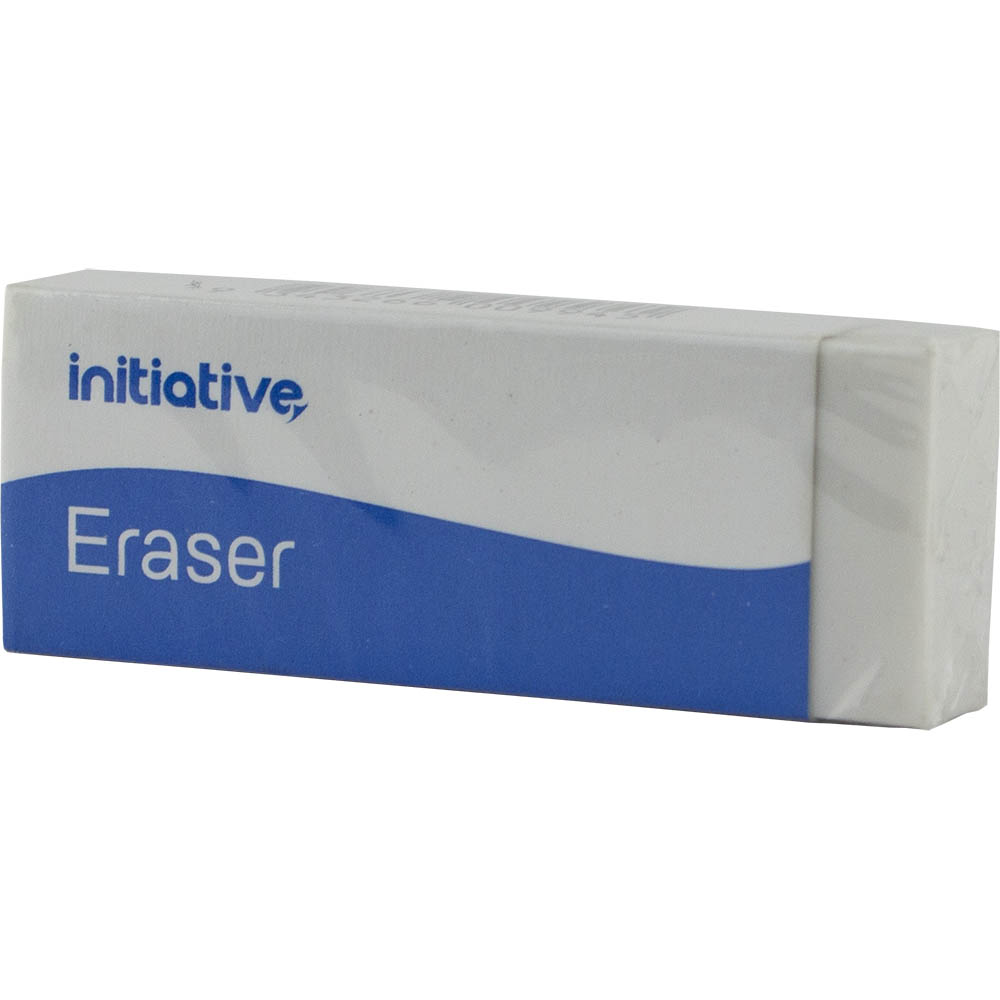 Image for INITIATIVE ERASER PVC FREE LARGE WHITE from MOE Office Products Depot Mackay & Whitsundays