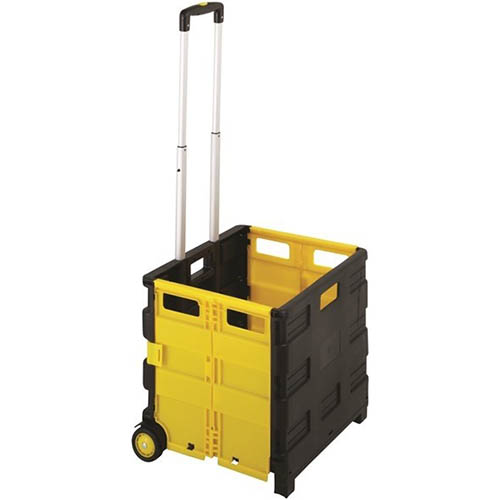 Image for DURUS FOLDING CART 35KG YELLOW/BLACK from OFFICEPLANET OFFICE PRODUCTS DEPOT
