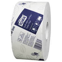 tork 2306898 t2 advanced soft mini jumbo toilet roll 2-ply 200m white carton 12