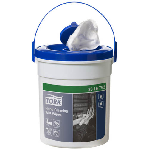 Image for TORK 2316793 HAND CLEANING WET WIPES BUCKET 72 from Ross Office Supplies Office Products Depot