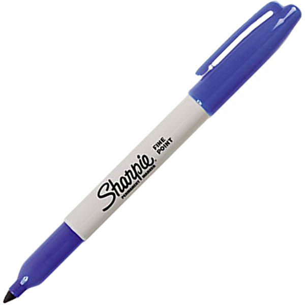 Image for SHARPIE PERMANENT MARKER BULLET FINE 1.0MM BLUE from Office Products Depot