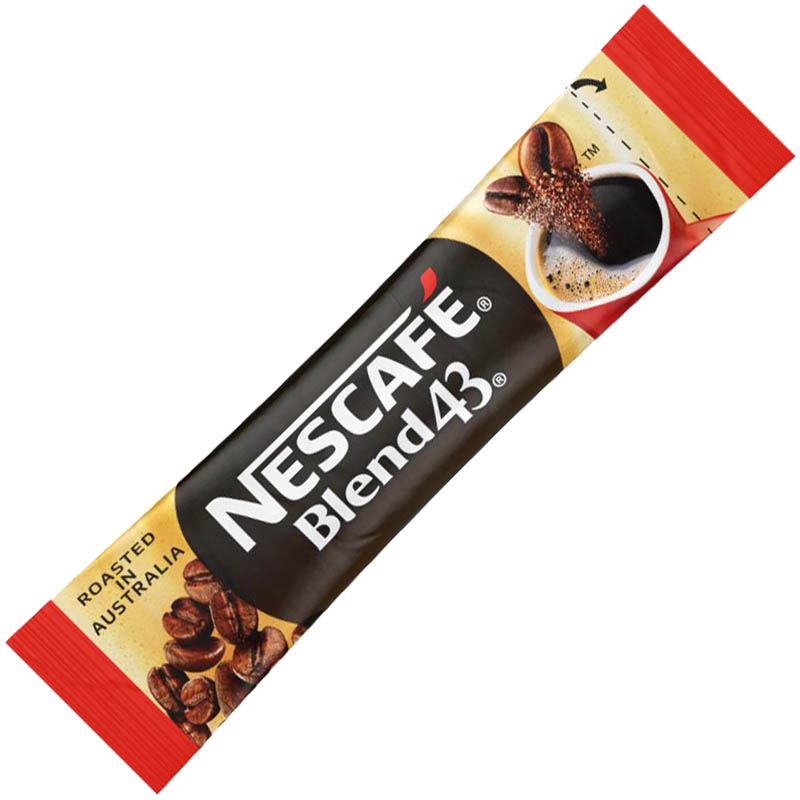 Image for NESCAFE BLEND 43 INSTANT COFFEE SINGLE SERVE STICKS 1.7G BOX 280 from MOE Office Products Depot Mackay & Whitsundays