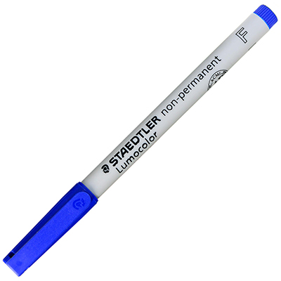 Image for STAEDTLER 316 LUMOCOLOR NON-PERMANENT MARKER FINE 0.6MM BLUE from Total Supplies Pty Ltd