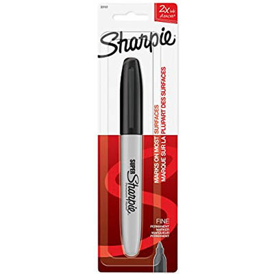 Image for SHARPIE SUPER PERMANENT MARKER BULLET MEDIUM 1.5MM BLACK from OFFICEPLANET OFFICE PRODUCTS DEPOT