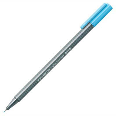 Image for STAEDTLER TRIPLUS 334 FINELINER SUPERFINE PEN 0.3MM AQUA BLUE from Office Products Depot Gold Coast