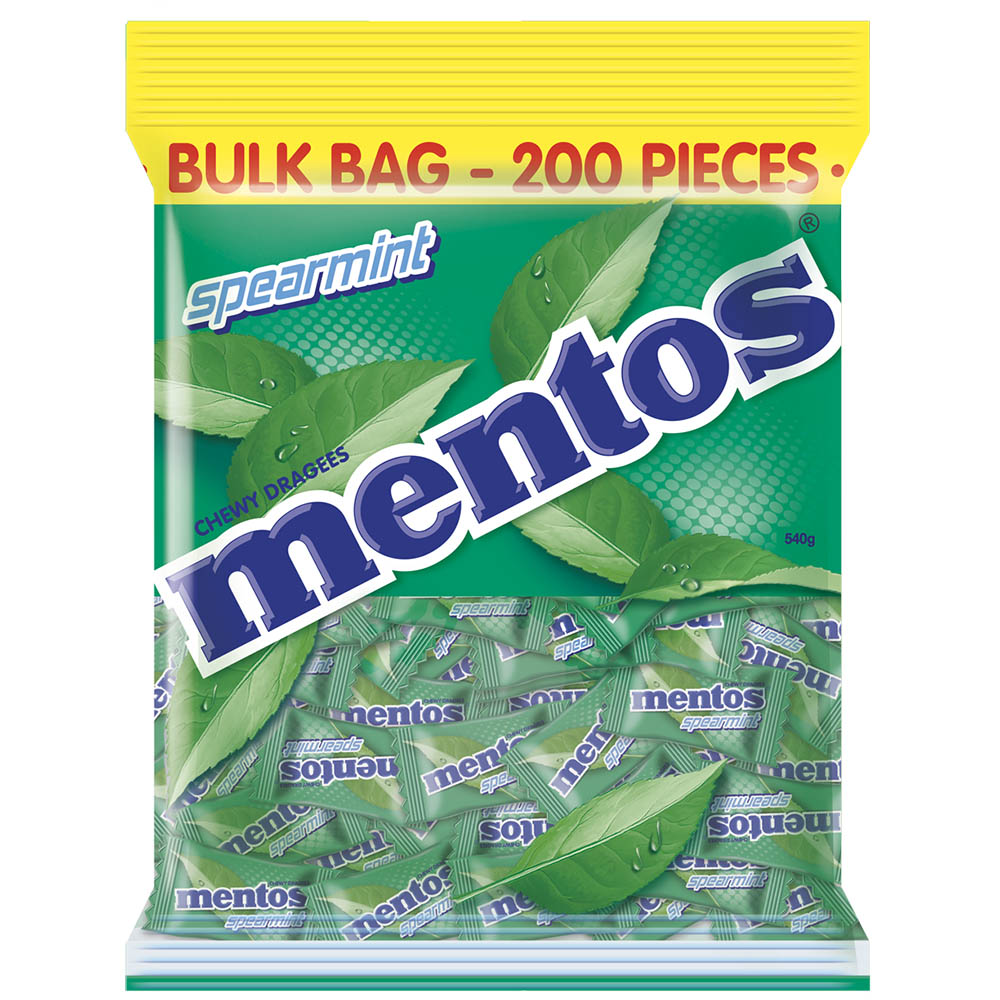 Image for MENTOS SPEARMINT PILLOW PACK 540G from Barkers Rubber Stamps & Office Products Depot