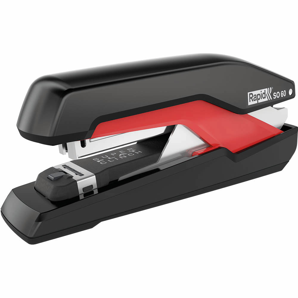 Image for RAPID SO60 OMNIPRESS STAPLER FULL STRIP 60 SHEET BLACK/RED from MOE Office Products Depot Mackay & Whitsundays
