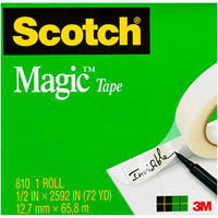 scotch 810 magic tape 12mm x 66m