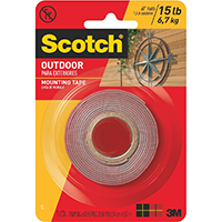 scotch 411p mounting tape permanent 25mm x 1.5m grey