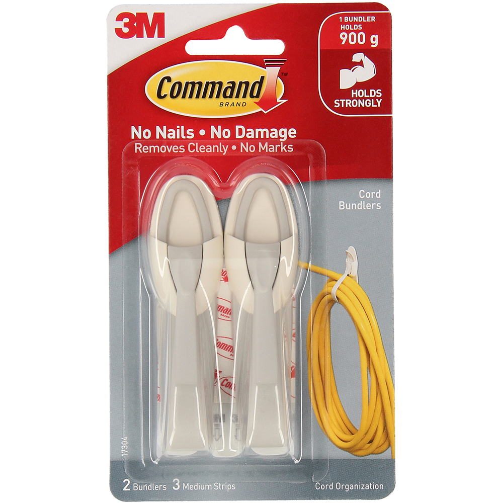 Image for COMMAND ADHESIVE CORD BUNDLERS PACK from Ross Office Supplies Office Products Depot